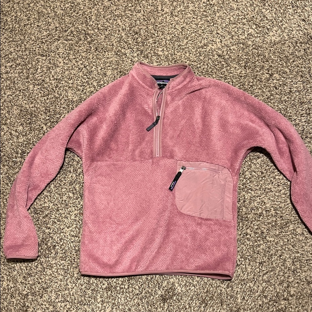 Patagonia Pink Fleece Pullover